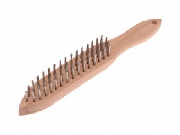 Faithfull FAI680S4 Heavy Duty Stainless Steel Scratch Brush 4 Row £8.79